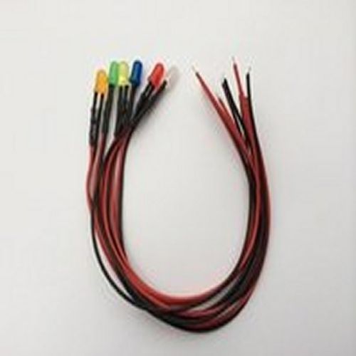 3mm Flashing LEDs - 12 volt DC (Amber)